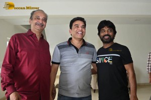 Tholi Prema Pre-Release Event attended by Director Karunakaran, Producer G.V.G Raju, Actress Vasuki, and Dil Raju