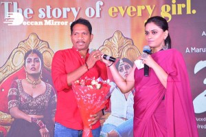 Payal Rajput, Raashi Khanna and Poorna at OTT show Three Roses Press meet