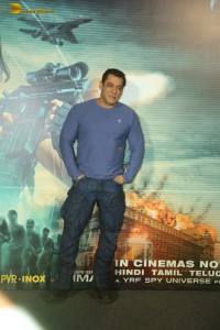 Actors Salman Khan and Katrina Kaif promote Tiger 3 at an event in Mumbai on November 17, 2023