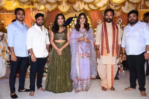Tiger Nageswara Rao movie launch attended by Ravi Teja, Nupur Sanon, Chiranjeevi, and Minister Kishan Reddy