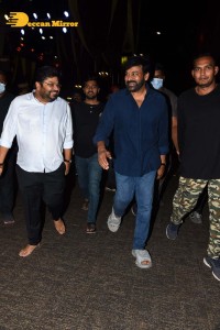 Tiger Nageswara Rao movie launch attended by Ravi Teja, Nupur Sanon, Chiranjeevi, and Minister Kishan Reddy