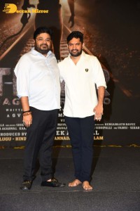 Tiger Nageswara Rao movie launch attended by Ravi Teja, Nupur Sanon, Chiranjeevi, and Minister Kishan Reddy