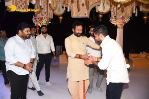 Tiger Nageswara Rao movie launch attended by Ravi Teja, Nupur Sanon, Chiranjeevi, and Minister Kishan Reddy