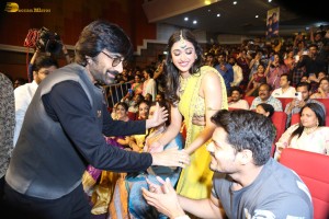 Tiger Nageswara Rao Pre-Release Function attended by Ravi Teja, Nupur Sanon, Gayatri Bhardwaj, Renu Desai, and Aadhya Konidela