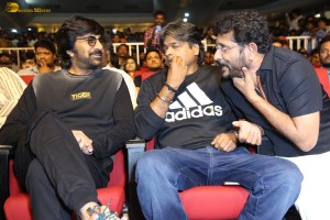 Tiger Nageswara Rao Pre-Release Function attended by Ravi Teja, Nupur Sanon, Gayatri Bhardwaj, Renu Desai, and Aadhya Konidela