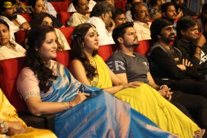 Tiger Nageswara Rao Pre-Release Function attended by Ravi Teja, Nupur Sanon, Gayatri Bhardwaj, Renu Desai, and Aadhya Konidela