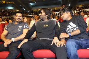 Tiger Nageswara Rao Pre-Release Function attended by Ravi Teja, Nupur Sanon, Gayatri Bhardwaj, Renu Desai, and Aadhya Konidela