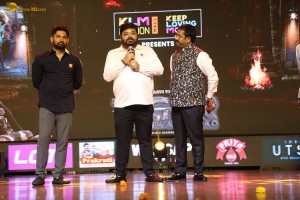 Tiger Nageswara Rao Pre-Release Function attended by Ravi Teja, Nupur Sanon, Gayatri Bhardwaj, Renu Desai, and Aadhya Konidela