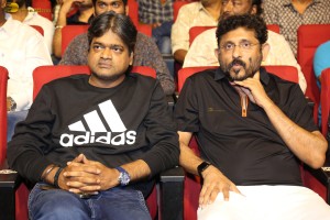 Tiger Nageswara Rao Pre-Release Function attended by Ravi Teja, Nupur Sanon, Gayatri Bhardwaj, Renu Desai, and Aadhya Konidela