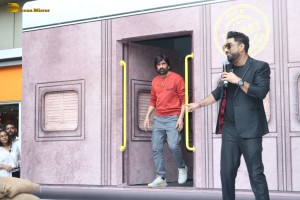 Tiger Nageswara Rao Trailer Launch attended by Ravi Teja, Nupur Sanon, Gayatri Bhardwaj, and Renu Desai