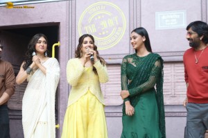 Tiger Nageswara Rao Trailer Launch attended by Ravi Teja, Nupur Sanon, Gayatri Bhardwaj, and Renu Desai