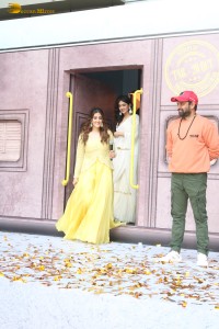 Tiger Nageswara Rao Trailer Launch attended by Ravi Teja, Nupur Sanon, Gayatri Bhardwaj, and Renu Desai