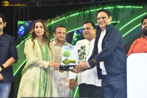 Unveiling of Tik Tik Plastic 3.0 Campaign marking the world environment day attended by Devendra Fadvanis, Raveena Tandon, Jannat Zubair, Malaika Arora, and others