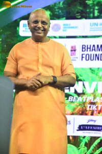 Unveiling of Tik Tik Plastic 3.0 Campaign marking the world environment day attended by Devendra Fadvanis, Raveena Tandon, Jannat Zubair, Malaika Arora, and others