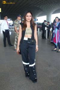actress Tridha Choudhury spotted at mumbai airport