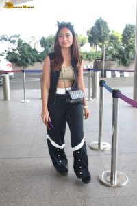 actress Tridha Choudhury spotted at mumbai airport