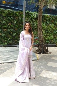 actress Tripti Dimri in a pink salwar dress
