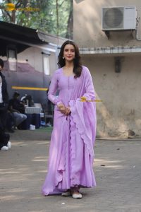 actress Tripti Dimri gorgeous in a blue salwar dress