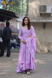 actress Tripti Dimri gorgeous in a blue salwar dress