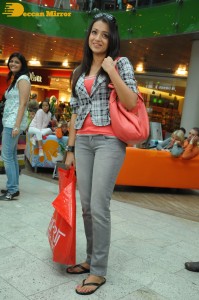 Trisha filming for a scene for a Telugu movie