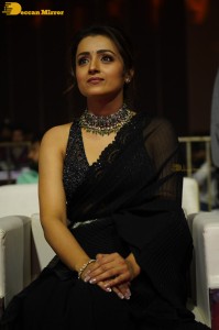 South actress Trisha in a black saree