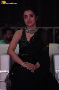 South actress Trisha in a black saree