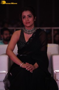 South actress Trisha in a black saree