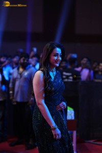 Indian actress trisha shines in a green saree at a movie event