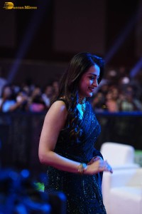 Indian actress trisha shines in a green saree at a movie event