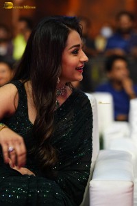 Indian actress trisha shines in a green saree at a movie event