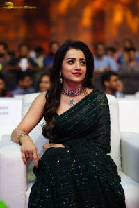 Indian actress trisha shines in a green saree at a movie event