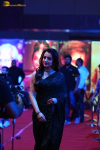 Indian actress trisha shines in a green saree at a movie event