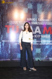 Tu Yaa Main Screening attended by Adarsh Gourav and Shanaya Kapoor