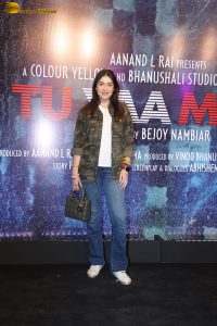 Tu Yaa Main Screening attended by Adarsh Gourav and Shanaya Kapoor