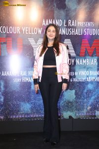 Tu Yaa Main Screening attended by Adarsh Gourav and Shanaya Kapoor