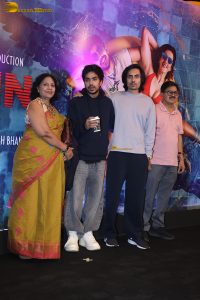 Tu Yaa Main Screening attended by Adarsh Gourav and Shanaya Kapoor
