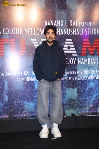 Tu Yaa Main Screening attended by Adarsh Gourav and Shanaya Kapoor