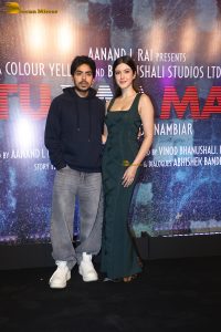Tu Yaa Main Screening attended by Adarsh Gourav and Shanaya Kapoor