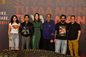 Tu Yaa Main Trailer Launch attended by Shanaya Kapoor and Adarsh Gourav
