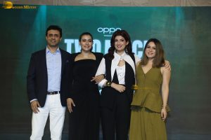 Two Much with Kajol and Twinkle Trailer Launch attended by Kajol and Twinkle Khanna