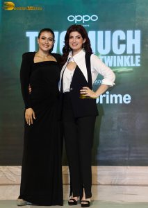 Two Much with Kajol and Twinkle Trailer Launch attended by Kajol and Twinkle Khanna