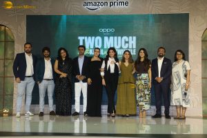 Two Much with Kajol and Twinkle Trailer Launch attended by Kajol and Twinkle Khanna