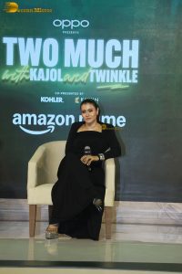 Two Much with Kajol and Twinkle Trailer Launch attended by Kajol and Twinkle Khanna