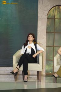 Two Much with Kajol and Twinkle Trailer Launch attended by Kajol and Twinkle Khanna