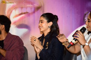 Ulajh song Shaukan release press meet attended by Janhvi Kapoor and Roshan Mathew