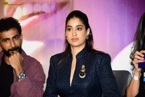 Ulajh song Shaukan release press meet attended by Janhvi Kapoor and Roshan Mathew