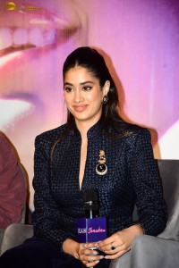 Ulajh song Shaukan release press meet attended by Janhvi Kapoor and Roshan Mathew