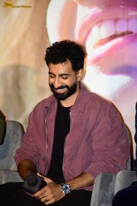 Ulajh song Shaukan release press meet attended by Janhvi Kapoor and Roshan Mathew