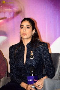 Ulajh song Shaukan release press meet attended by Janhvi Kapoor and Roshan Mathew