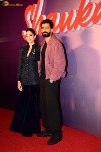 Ulajh song Shaukan release press meet attended by Janhvi Kapoor and Roshan Mathew